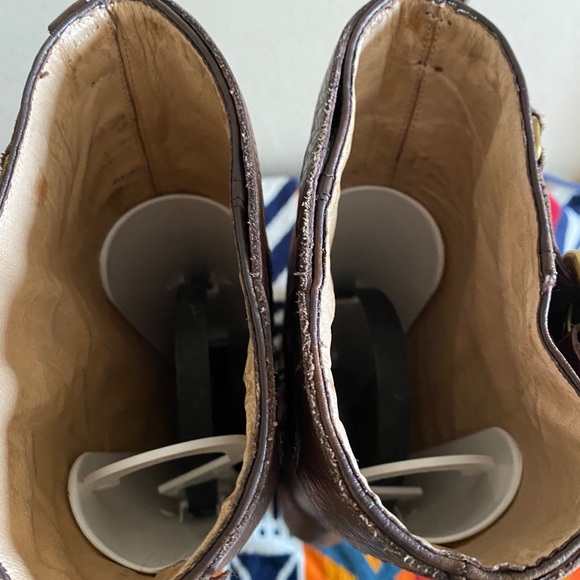 Coach Kaylie Pebble Leather Boots - Picture 10 of 16